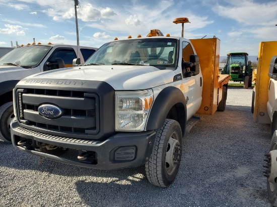 2013 Ford F550 Flatbed Truck 'Title in the Office'