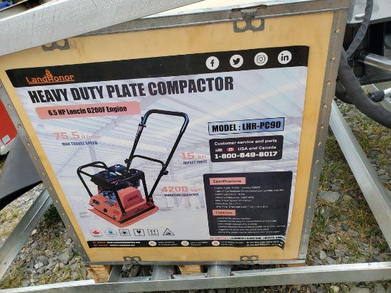 Land Honor PC90 Plate Compactor 'NEW'