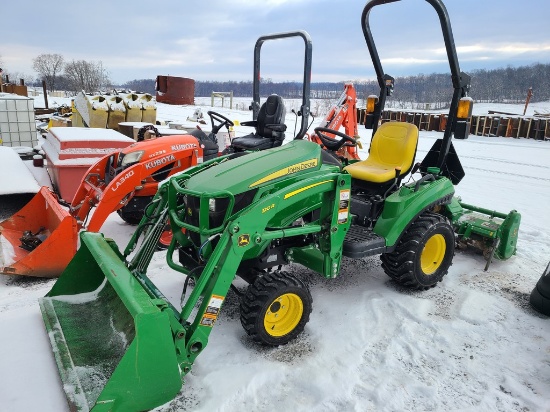 2021 John Deere 1023E Compact Loader Tractor 'Ride & Drive'