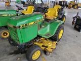 John Deere 318 Riding Tractor 'Runs & Operates'