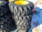 Forerunner SKS1 Skid Steer Tires on Wheels 'Set of 4 - New'