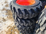 Forerunner SKS1 Skid Steer Tires on Wheels 'Set of 4 - New'