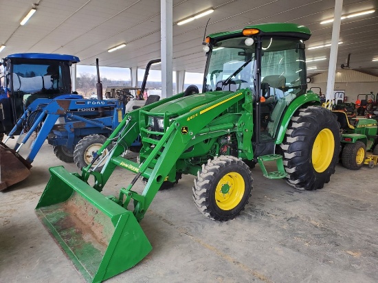 2018 John Deere 4044R Cab Compact Loader Tractor 'Ride & Drive'