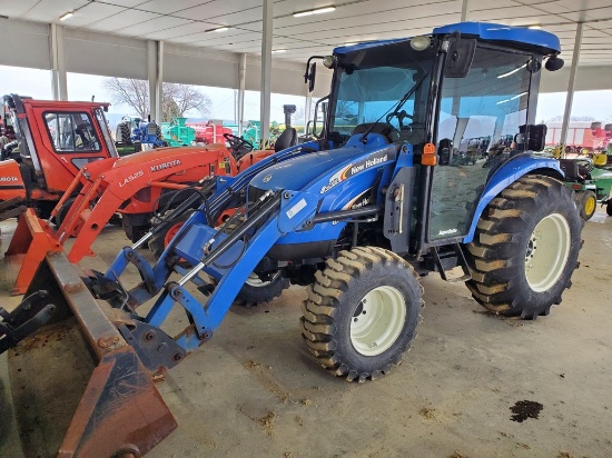 2007 New Holland TC45DA Cab Compact Loader Tractor 'Runs & Operates'
