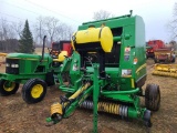 John Deere 854 Round Baler 'Monitor in the Office'