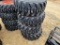 Forerunner SKS1 Skid Steer Tires on Wheels  'Set of 4 - New'