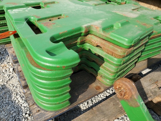 John Deere  Suitcase Weights