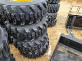 Forerunner SKS1 Skid Steer Tires on Wheels  'Set of 4 - New'