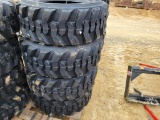 Forerunner SKS1 Skid Steer Tires 'Set of 4 - New'