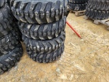 Forerunner SKS1 Skid Steer Tires on Wheels  'Set of 4 - New'