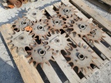 Skid of Row Cleaner Wheels