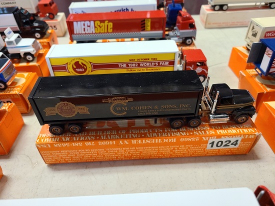 Winross Truck With Van Trailer