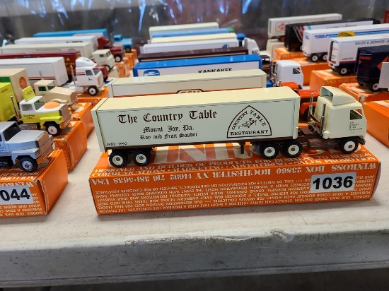 Winross Truck With Van Trailer