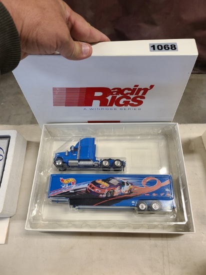 Winross Truck With Van Trailer