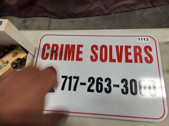 Signs  Crime Solvers