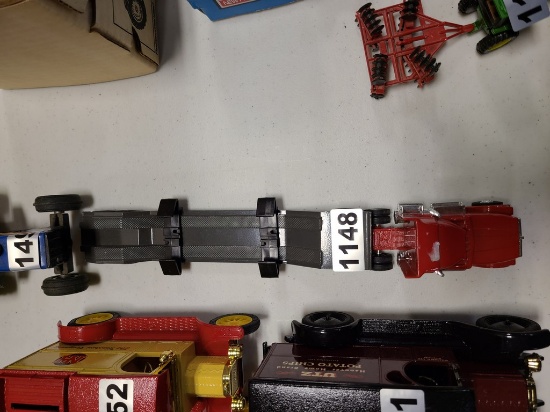 Toy Truck  With Double Drop Trailer