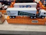 Winross Truck With Van Trailer