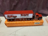 Winross Truck With Van Trailer