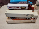 Winross Truck With Van Trailer