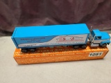 Winross Truck With Van Trailer