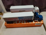 Winross Truck With Van Trailer