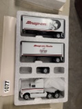 Winross Truck With Double Pup Trailers