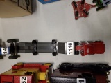 Toy Truck  With Double Drop Trailer