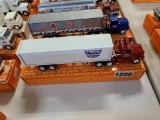 Winross Truck With Van Trailer