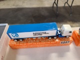 Winross Truck With Van Trailer