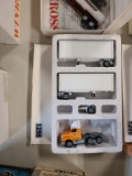 Winross Truck With Double Pup Trailers