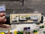 Toy Truck  With Van Trailer