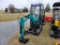 2024 Agrotk QH13R Mini Excavator 'NEW - Broken Rear Window'