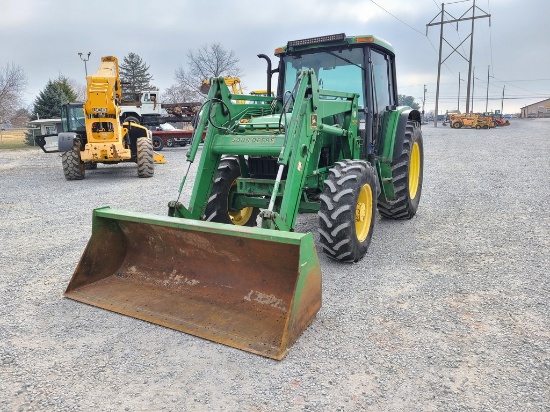 John Deere 6400 Cab Loader Tractor 'Runs & Operates'
