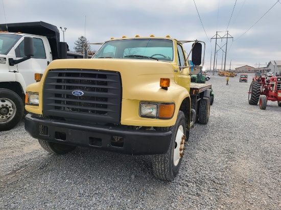 1998 Ford  F700 Flatbed Truck 'Title in the Office'