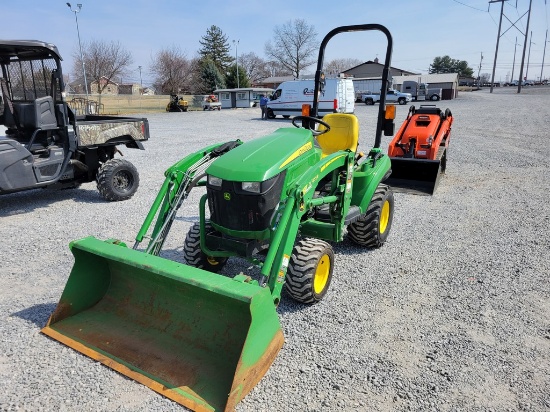 2016 John Deere 1023E Compact Loader Tractor 'Ride & Drive'