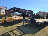2019 PJ LD282 Gooseneck Flat Trailer 'Title in the Office'