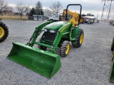 John Deere 3720 Compact Loader Tractor 'Runs & Operates'