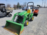 2016 John Deere 1023E Compact Loader Tractor 'Ride & Drive'
