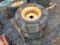 Tires on Wheels   'Set of 4'