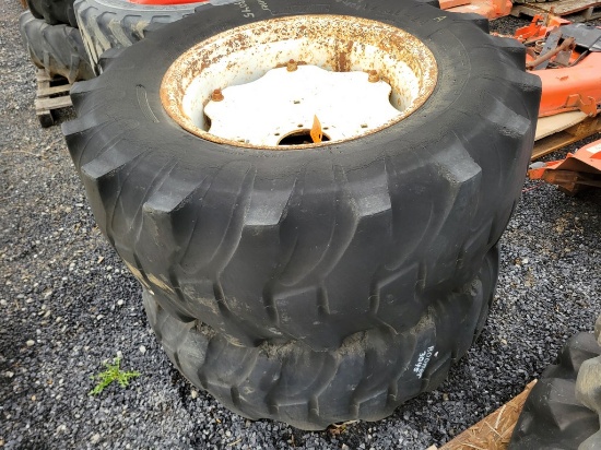 Tires on Wheels   'Pair of 2'