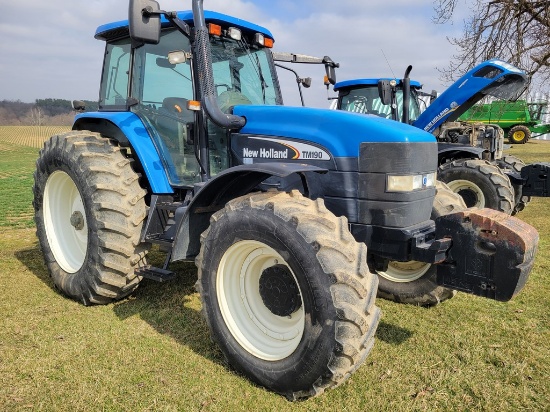 New Holland TM190 Cab Tractor 'Runs & Operates'