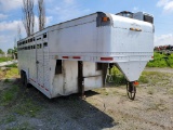 2004 Eby  Gooseneck Livestock Trailer 'Title in the Office'