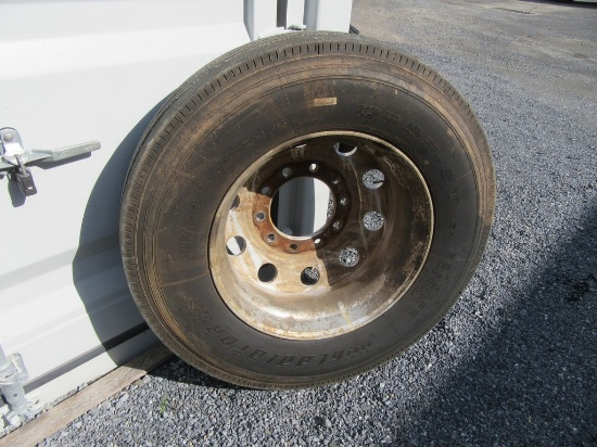 2011 Gladiator 11R24.5 QR55-ST Tires on Wheels