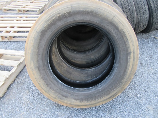 2022 Bridgestone 285/75R24.5, M 713 Tires