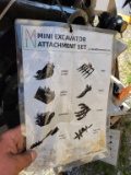 Miva  Excavator Attachment Set 'NEW'