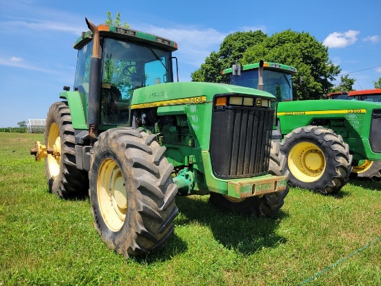 John Deere 8400 Cab Tractor 'Runs & Operates - NO Guarantee'