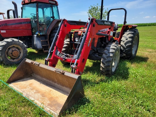 Massey Ferguson 573 Loader Tractor 'Ride & Drive - Drive Train Guarantee'