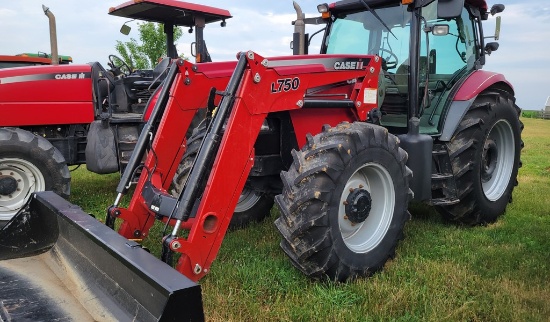 2008 Case IH 125 Cab Loader Tractor 'Ride & Drive - Drive Train Guarantee'