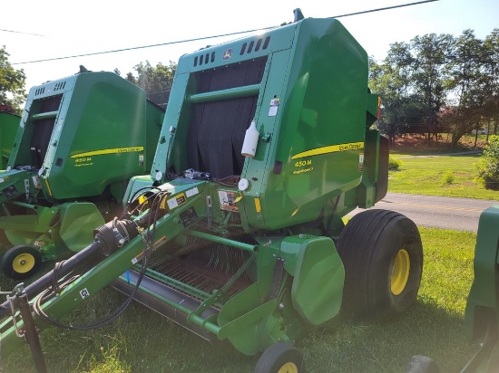 John Deere 450M Round Baler 'Monitor in the Office'