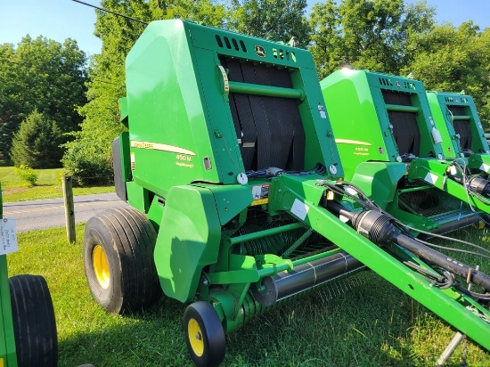 2018 John Deere 450M Round Baler 'Monitor in the Office'